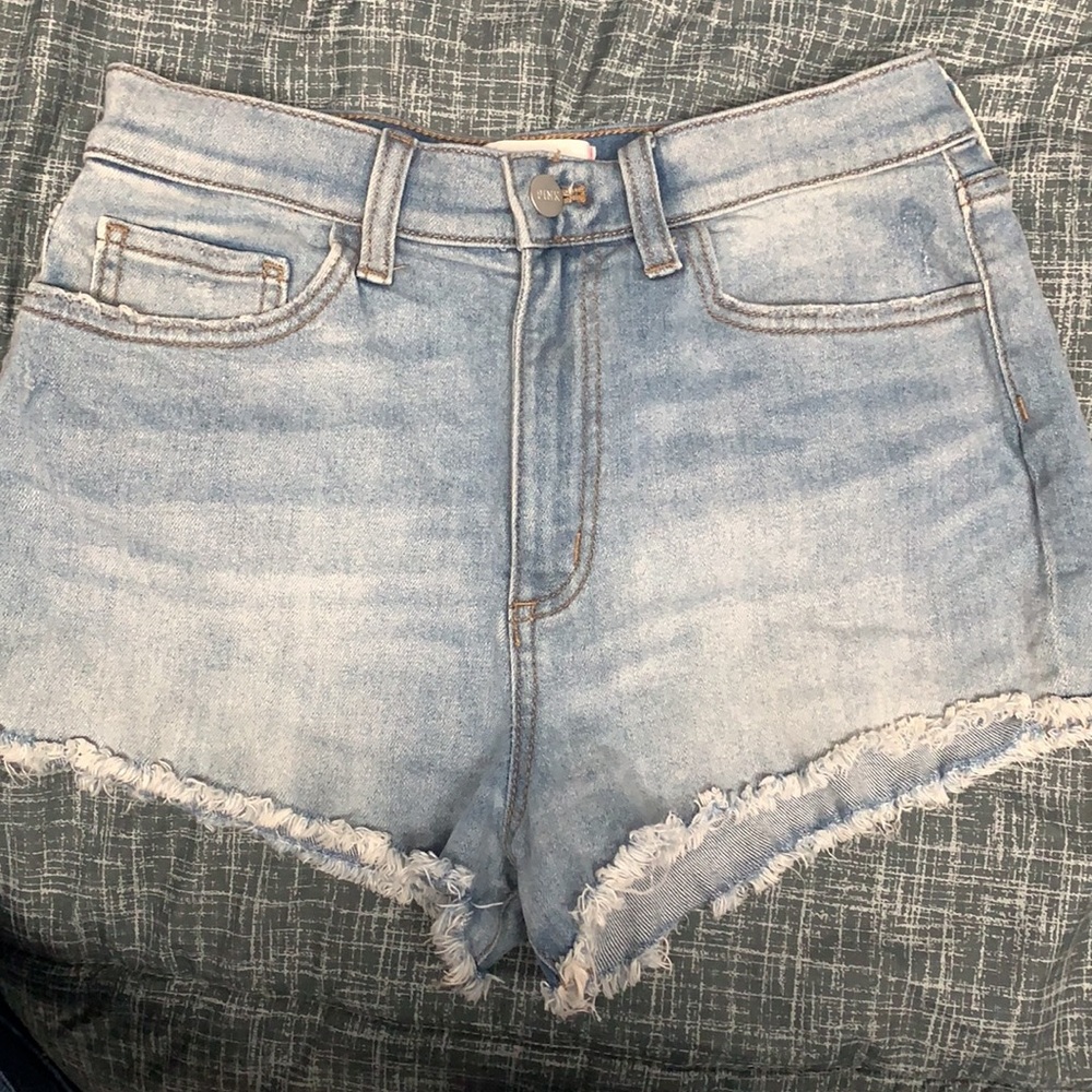 Never Worn Pink Jean Denim Shorts